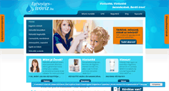 Desktop Screenshot of egeszseges-ivoviz.hu